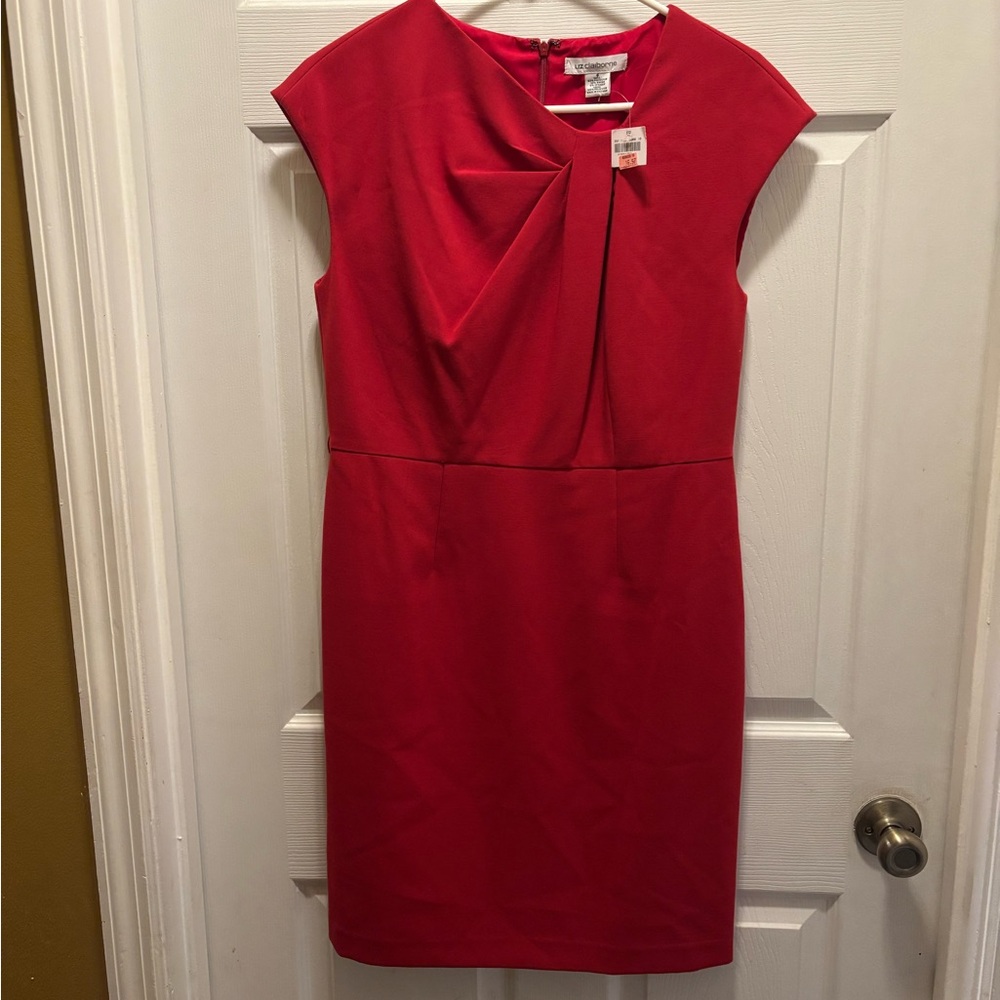 Liz Claiborne Vibrant Red Dress
